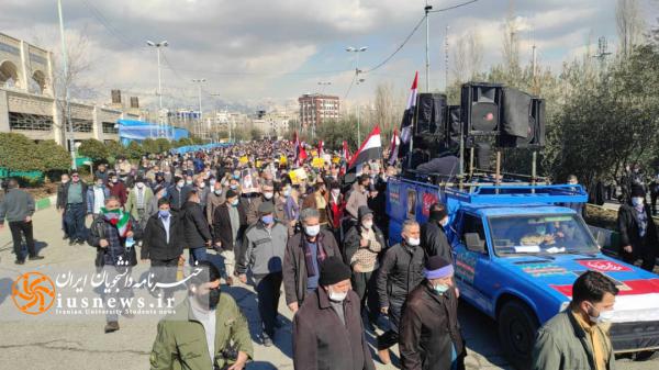 عکس| تجمع امروز نماز جمعه تهران در حمایت از مردم یمن