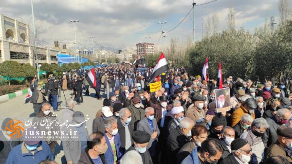 عکس| تجمع امروز نماز جمعه تهران در حمایت از مردم یمن