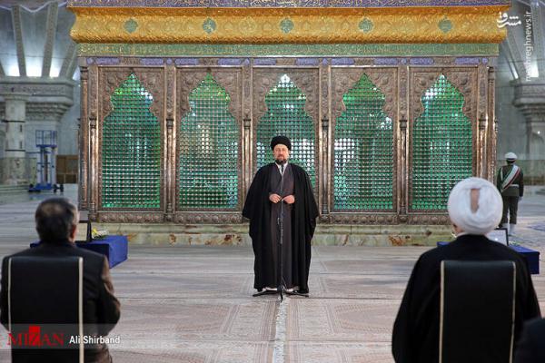تصاویر| تجدید میثاق مسئولان عالی قضایی با آرمان‌های امام راحل