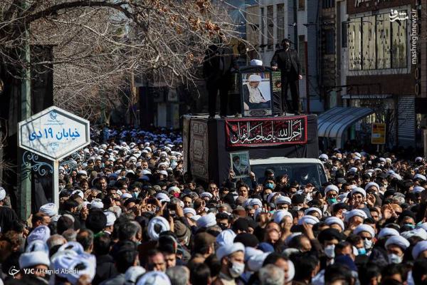 تصاویر| تشییع پیکر آیت‌الله صافی‌گلپایگانی