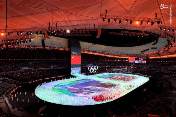 تصاویر زیبا از افتتاحیه المپیک زمستانی پکن