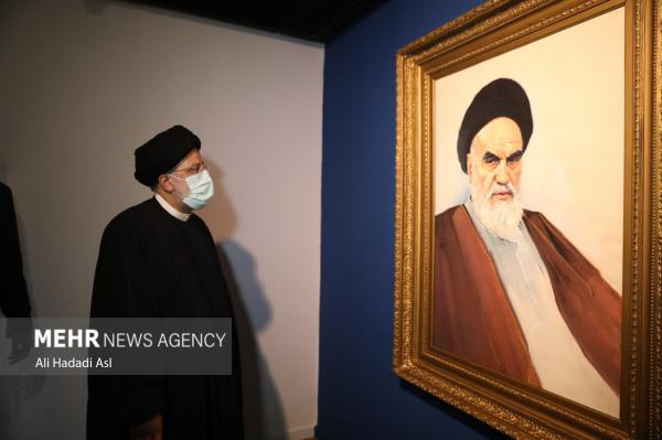 تصاویر| دیدار رئیسی با هنرمندان هنرهای تجسمی ایران