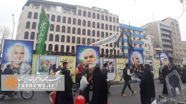 تصاویری از راهپیمایی مردمی در ۲۲بهمن در شهر تهران