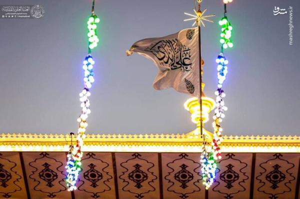 آذین بندی حرم علوی در آستانه ۱۳ رجب + عکس