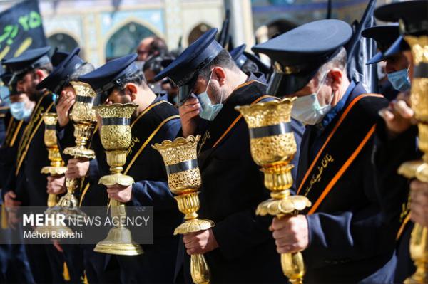 تصاویر| عزاداری شهادت امام کاظم (ع) در حرم حضرت معصومه (س)