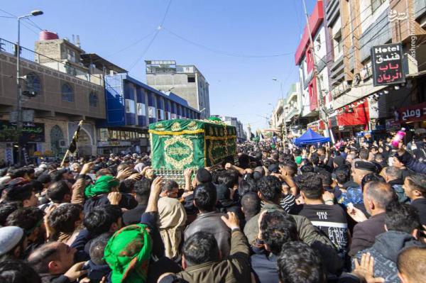 تصاویر| تشییع نمادین امام موسی کاظم(ع)