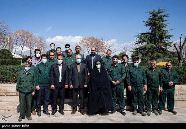 کاشت یک اصله نهال توسط قالیباف