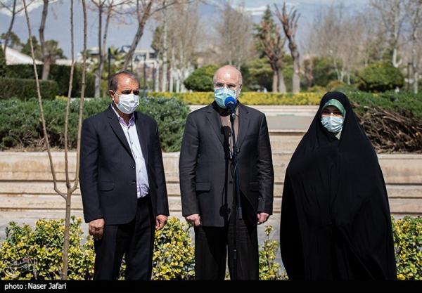 کاشت یک اصله نهال توسط قالیباف