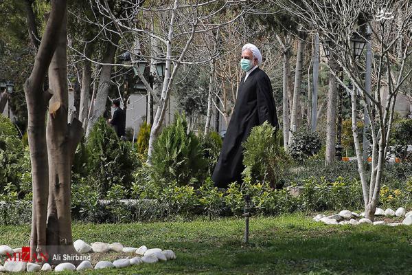 تصاویر| کاشت نهال توسط غلامحسین محسنی اژه‌ای