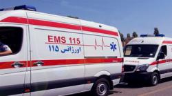 پرتاب ترقه، آمبولانس اورژانس تهران را از چرخه خدمت خارج کرد