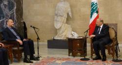 دیدار امیرعبداللهیان با میشل عون، رئیس‌جمهور لبنان