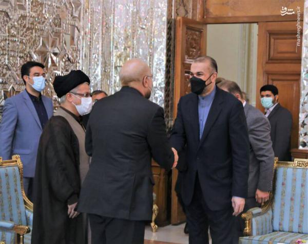 تصاویر| دیدار نوروزی مدیران ارشد وزارت خارجه با قالیباف