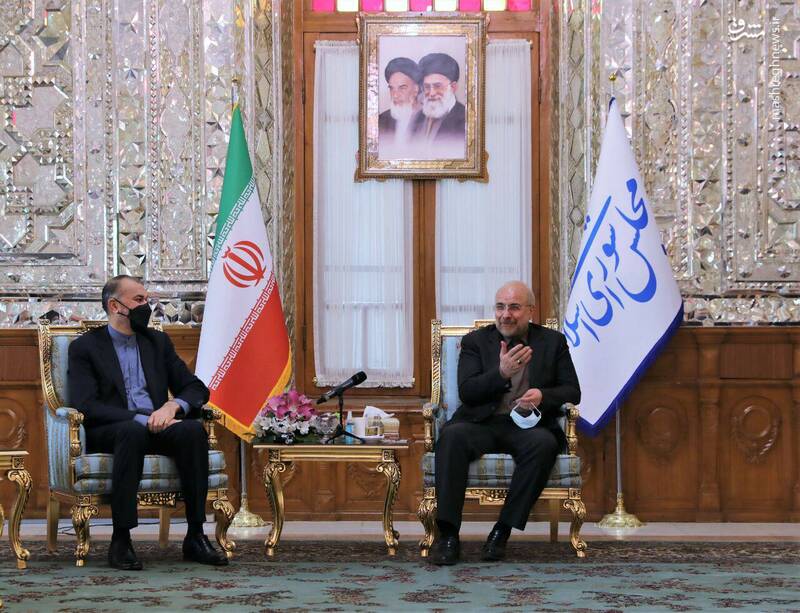 تصاویر| دیدار نوروزی مدیران ارشد وزارت خارجه با قالیباف