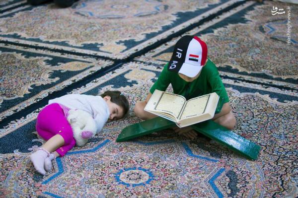 تصاویر| مجلس انس با قرآن در حرم سیدالشهدا(ع)