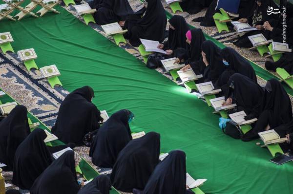 تصاویر| مجلس انس با قرآن در حرم سیدالشهدا(ع)