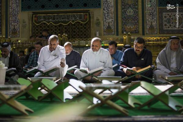 تصاویر| مجلس انس با قرآن در حرم سیدالشهدا(ع)