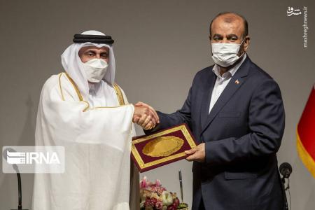تصاویر| امضای توافقنامه همکاری بین ایران و قطر