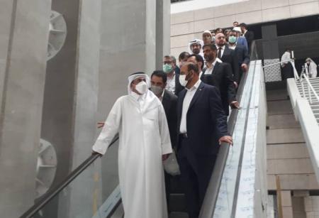 بازدید وزیر حمل ونقل قطر از ترمینال جدید فرودگاه وبندرگاه کیش