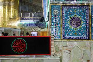تصاویر| حرم حضرت علی(ع) سیاه پوش شد