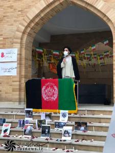 گزارش تصویری  مراسم یاد بود شهدای حملات انتحاری افغانستان در دانشگاه الزهرا (س)