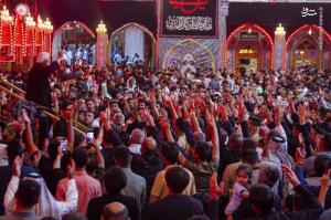 تصاویر| حال و هوای حرم حضرت عباس(ع) در شهادت پدر