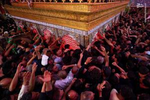 تصاویر| حال و هوای حرم حضرت عباس(ع) در شهادت پدر