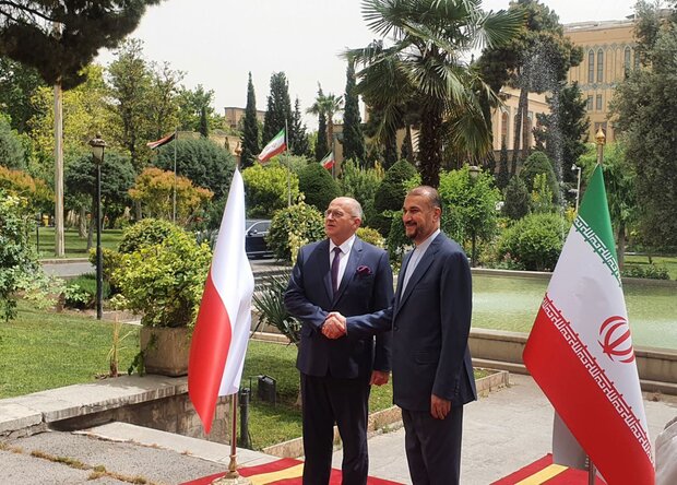 دیدار وزیر امور خارجه لهستان با امیرعبداللهیان