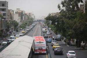 تصاویر|  جیغ بنفش بر سر هوای تهران