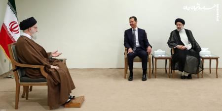دیدار رئیس جمهور سوریه با رهبر معظم  انقلاب