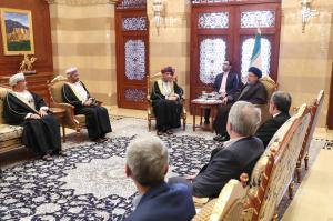 تصاویر| دیدار معاون نخست وزیری عمان با رئیسی