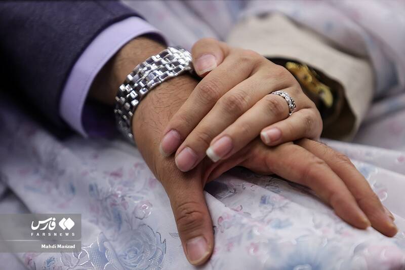 تصاویر| جشن ازدواج دانشجویی شاخه نبات