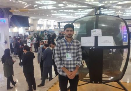 نخبه ایرانی هلیکوپتر سبک ۲ نفره با موتور پراید ساخت