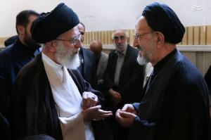 تصاویر| حجت‌الاسلام دعائی در کنار رهبر انقلاب
