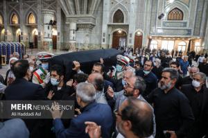 تصاویر| مراسم خاکسپاری حجت الاسلام سید محمود دعایی