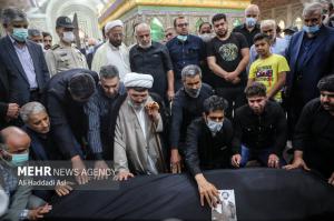 تصاویر| مراسم خاکسپاری حجت الاسلام سید محمود دعایی