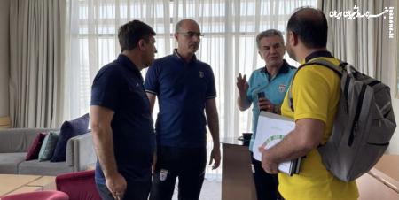 مدیران تیم ملی از محل اقامت ملی پوشان در جام جهانی بازدید کردند