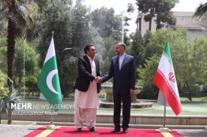 دیدار وزرای خارجه ایران و پاکستان