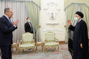 تصاویر| دیدار وزیر خارجه روسیه با رئیسی