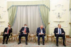 تصاویر| دیدار وزیر خارجه روسیه با رئیسی
