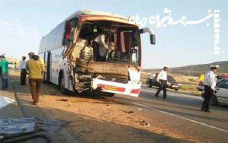 جزئیات حادثه واژگونی اتوبوس در محور کوهدشت- مشهد