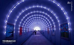 تصاویر| افتتاح بزرگ‌ترین تونل نقش و نور کشور