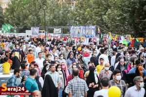  جشن «مهمونی ۱۰ کیلومتری غدیر» در تهران + عکس