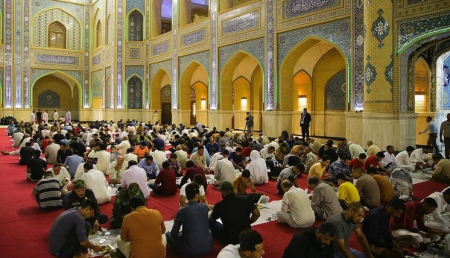 اطعام ۲۵۰ هزار زائر حرم امام علی (ع) در جشن‌های غدیر