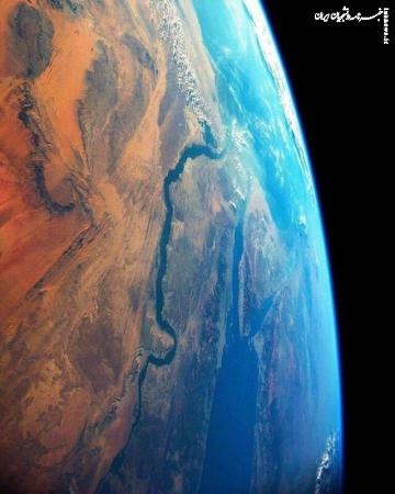 تصویر زیبای رود نیل از ایستگاه فضایی