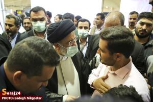  بازدید سرزده آیت الله رئیسی از نمایشگاه هم افزایی 