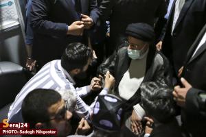  بازدید سرزده آیت الله رئیسی از نمایشگاه هم افزایی 