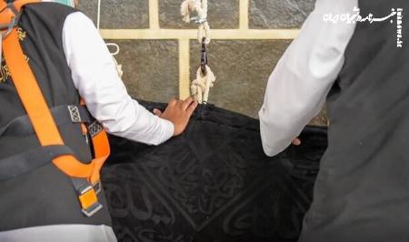 فیلم| پرده خانه خدا تعویض شد