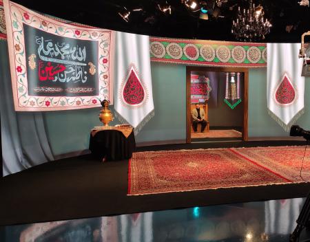 برپایی «تکیه» عزاداری امام حسین در تلویزیون