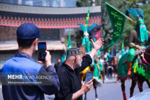 تصاویر| ورود نمادین کاروان امام حسین (ع) به کربلا
