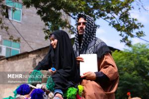 تصاویر| ورود نمادین کاروان امام حسین (ع) به کربلا
